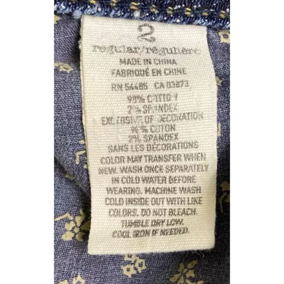 American Eagle Flare Jeans Pocket Flaps Women's Sz 2 (28x30) Stretch Distressed - Picture 6 of 11